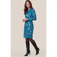 Mart Visser Robin Print Jurk Blauw / Multi
