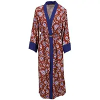 Ringella Lounge dames badjas kastanjebruin - Bruin - Maat - 40