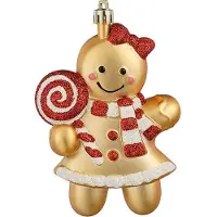 Mica Decorations Gingerbread kerst ornament | (Meisje)