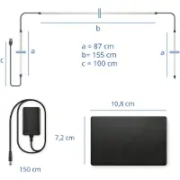 Philips HDMI-synchronisatiebox - - Sync Box 75–85" - HDMI 2.0 - 4K60 HDR10+/Dolby Vision - Compatibel met WiZ