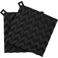 Rig-Tig HOLD-ON pannenlappen 2-pack Zwart