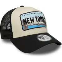 New Era Pet 'Gorra negra new york license plate trucker cap' zwart