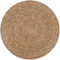 vidaXL Zeewier Placemat 6 st Naturel 100% Zeegras
