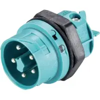 Wieland Electric 46.052.5053.6 Ronde connector Stekker, inbouw Totaal aantal polen: 4 + PE Serie (ronde connectoren): RST MINI 1 stuk(s)