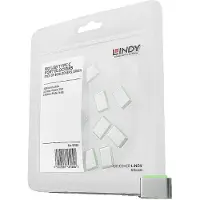 Lindy 40438 USB Type C poortslot, groen, 10 stuks