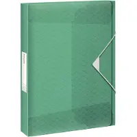 Esselte Colour'Breeze A4 Documentenbox voor 200 Vellen - Dosiermap met een Rugbreedte van 25mm - Groen