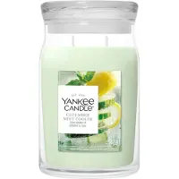 Yankee candle - Cucumber Mint Cooler Large Jar Geurkaars - 90 branduren - twee lonten