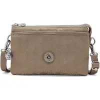 Kipling Schoudertas 'Riri' taupe / donkerbeige
