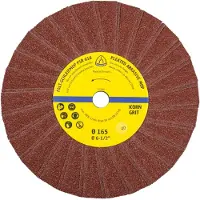 Klingspor 5830 FSR 618 Schuurmopper, 165 x 14 mm korrel 60 1 rij 2 lamellen per pakket Diameter 165 mm 10 stuk(s)