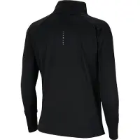 Nike Swoosh-hardloopshirt met lange mouwen voor dames (Zwart)