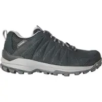 Oboz Waterdichte leren wandelschoenen voor dames (Zwart)