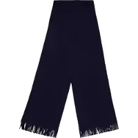BOSS Albas Gebreide MidWeg Sjaal (Donkerblauw)