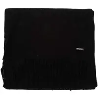 BOSS Unisex Volwassen Styven Fringe Sjaal (Zwart)