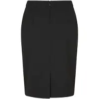 BOSS Vilea jersey casual kokerrok voor dames (Zwart)