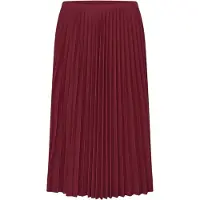 Lacoste Dames/Dames Plooi Polyester Midi Rok (Zinfandel)