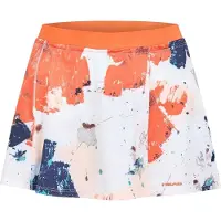Head Damesrok met verfspatten (Oranje)