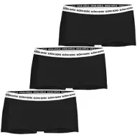Björn Borg shorts - zwart (set van 3) Slip Meisjes Katoen Effen - maat 134