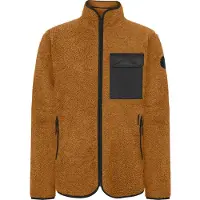 Didriksons Fleece jas 'Peter' bruin / zwart