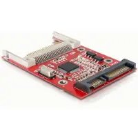 DeLOCK Adapter Serieel [1x CompactFlash - 1x SATA] Rood