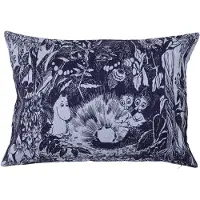 Arabia Mystikens skog Moomin kussenhoes Blauw, 40x58 cm