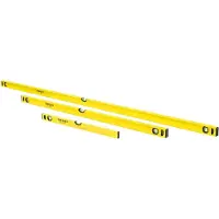 Stanley handgereedschap SET: 3 waterpassen 600mm + 1200mm + 2000mm Classic - STHT6-97926