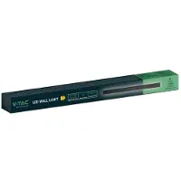 V-TAC VT-1176-A LED wandlamp - Modern - wandlamp - IP65 - Antraciet Behuizing - 16 Watt - 2035 Lumen - 3000K