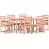 vidaXL 7-delige tuinset, massief hout, Douglasie