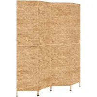 vidaXL Kamerscherm met 4 panelen 163x180 cm waterhyacint