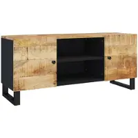 vidaXL TV-kast, 105x33x46 cm, massief mangohout