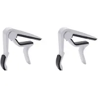 Jojomino 2X White-Handed Guitar Capo Clip Trigger with Quick Change