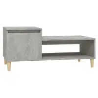 vidaXL Salontafel, betonkleur, 100x50x45 cm, houtvezel
