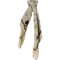 BONNIE STUDIOS Dames Sjaals Farm Scarf - Beige - Maat ONESIZE