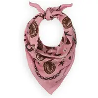 BONNIE STUDIOS Dames Sjaals Farm Scarf - Roze - Maat ONESIZE