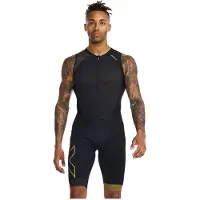 2XU Driekleurige overall met ritssluiting aan de voorkant Light Speed | Maat 2XL
