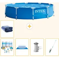 Intex Framezwembad, rond - 366x76 cm - 6-delig, model S20443
