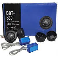 TAUOH DDT-S30 1 Paar Auto-Tweeter Auto-Audio Zijdefolie voor Automodificatie 180W Hoge Toon Audioluidspreker