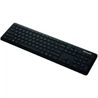 Microsoft Bluetooth, Volledige grootte (100%), Draadloos, Bluetooth, Membraantoetsen, AZERTY-indeling, Zwart