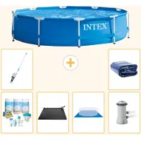 Intex Framezwembad, rond - 366x76 cm - 7-delig, model S20439