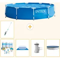Intex Framezwembad, rond - 366x76 cm - 6-delig, model S20433