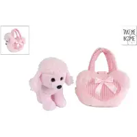 Van Manen Veenendaal Take Me Home Poedel in Tas, roze - 33x30 cm