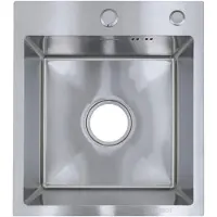 Faizee Home Future RVS Spoelbak Zilver 40x45x22 cm zonder Kraan