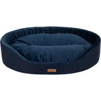 Amiplay Siena M Ova Hondenmand - Marineblauw, Fluweel