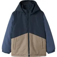 Name it Winterjas 'NKMMax' navy / donkerblauw / taupe