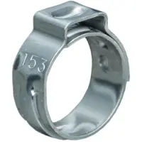 Kippers Rijssen Slangklem (1oor) 21-24mm RVS, 10x