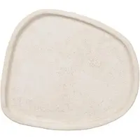 Nest of Nora Dienblad rechthoekig 35x30 cm - Cement - Beige