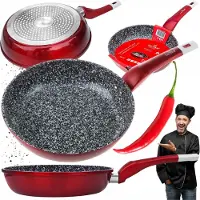 Zilner Marmite Pan Rood 28cm - Anti-aanbak, Inductie