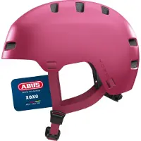 ABUS Fietshelm XOXO mono red L - 57-61 cm - rood - Geschikt voor gebruik op elektrische fietsen - stadsfietsen - 440 g