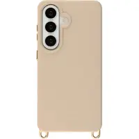 Selencia Rivièra MagSafe Backcover met afneembare haakjes voor de Samsung Galaxy S26 - Milky Latte