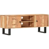 vidaXL Tv-meubel 118x30x45 cm massief acaciahout