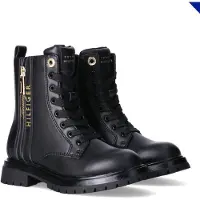 Tommy Hilfiger Laarzen 'ASHLYN' goud / zwart